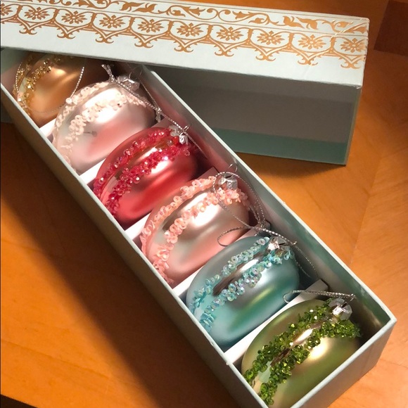 Macaron Ornaments, Set of 6 - Picture 3 of 4